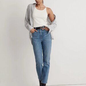 Madewell The Momjean in Basley Wash, Size 25